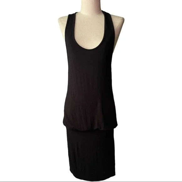 Brandy Melville Dresses Brandy Melville Black Racerback Knit
